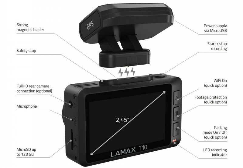 Lamax T10 4K DASHCAM