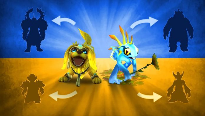 World of Warcraft sælger et velgørenhedsprojekt til Pet Pack til støtte for Ukraine