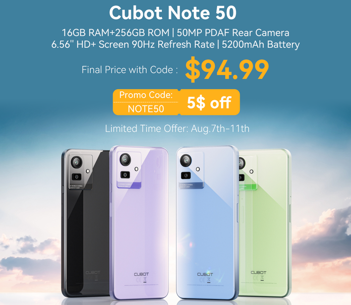 Cubot Note 50