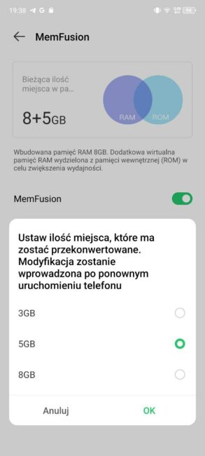 Infinix HUOMAA 30 Pro ram boost