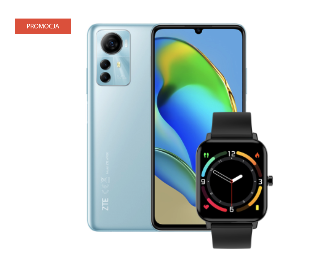 Zestaw ZTE Blade A72s Blue + ZTE Watch Live 