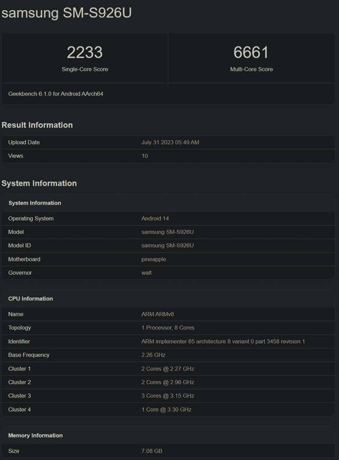 Qualcomm Snapdragon 8 Gen 3