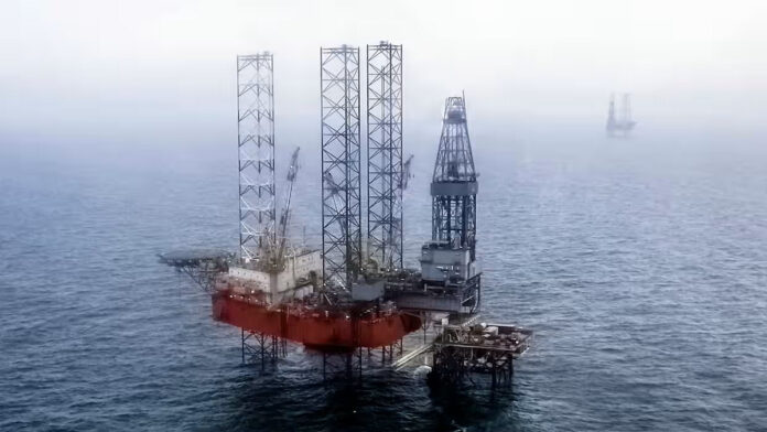 Black Sea oil rigs