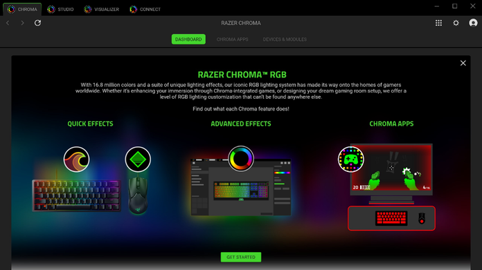 Aplikacija Razer Chroma