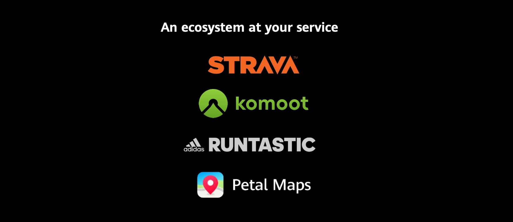 Strava, Comoot, Runstatic - huawei