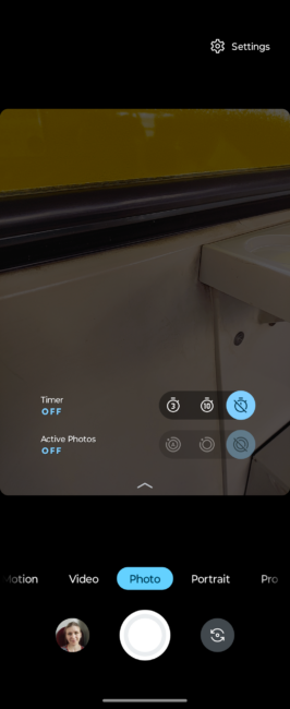 Moto UI cam