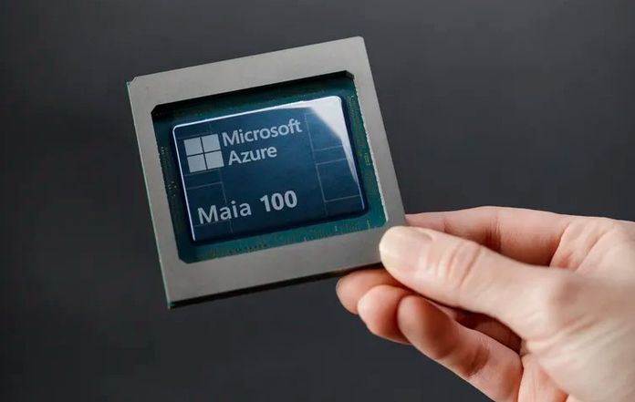 Microsoft's new custom AI chip Microsoft's new custom AI chip