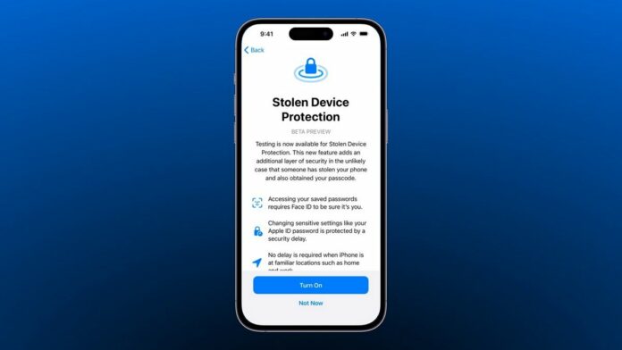 Apple Stolen Device Protection Apple Stolen Device Protection