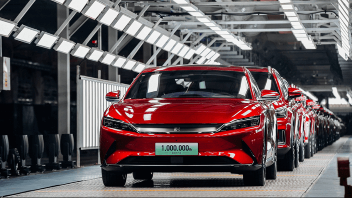 Chinese EV manufacturer BYD