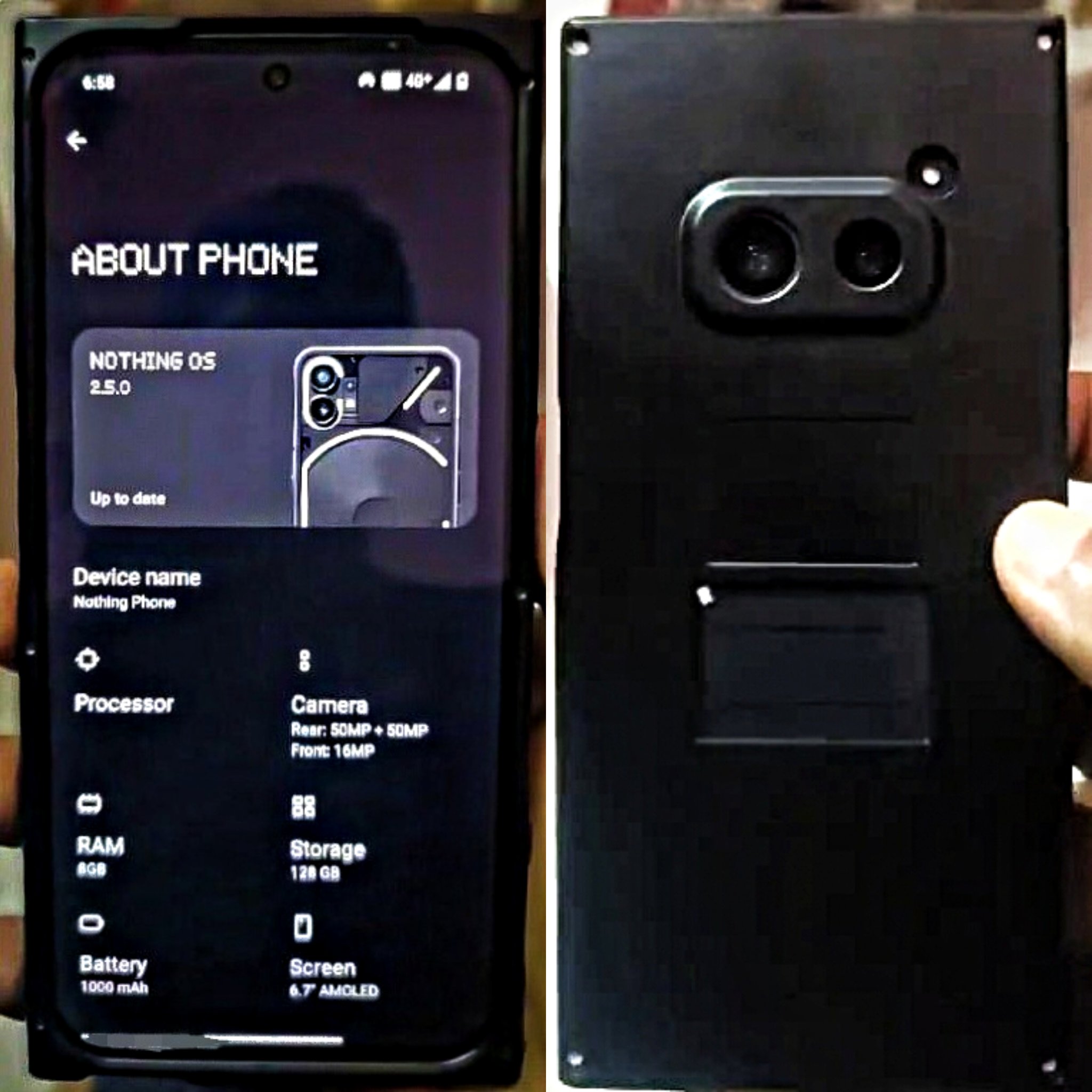 Nothing Phone 2a prototype