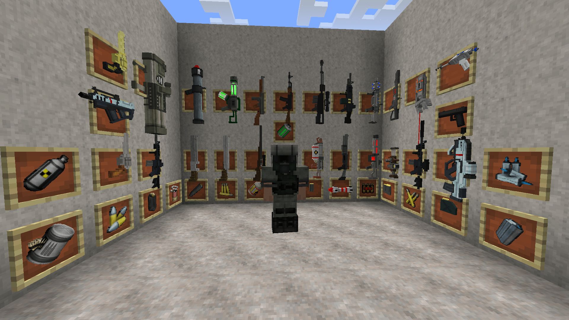 TechGuns mod for Minecraft on PC