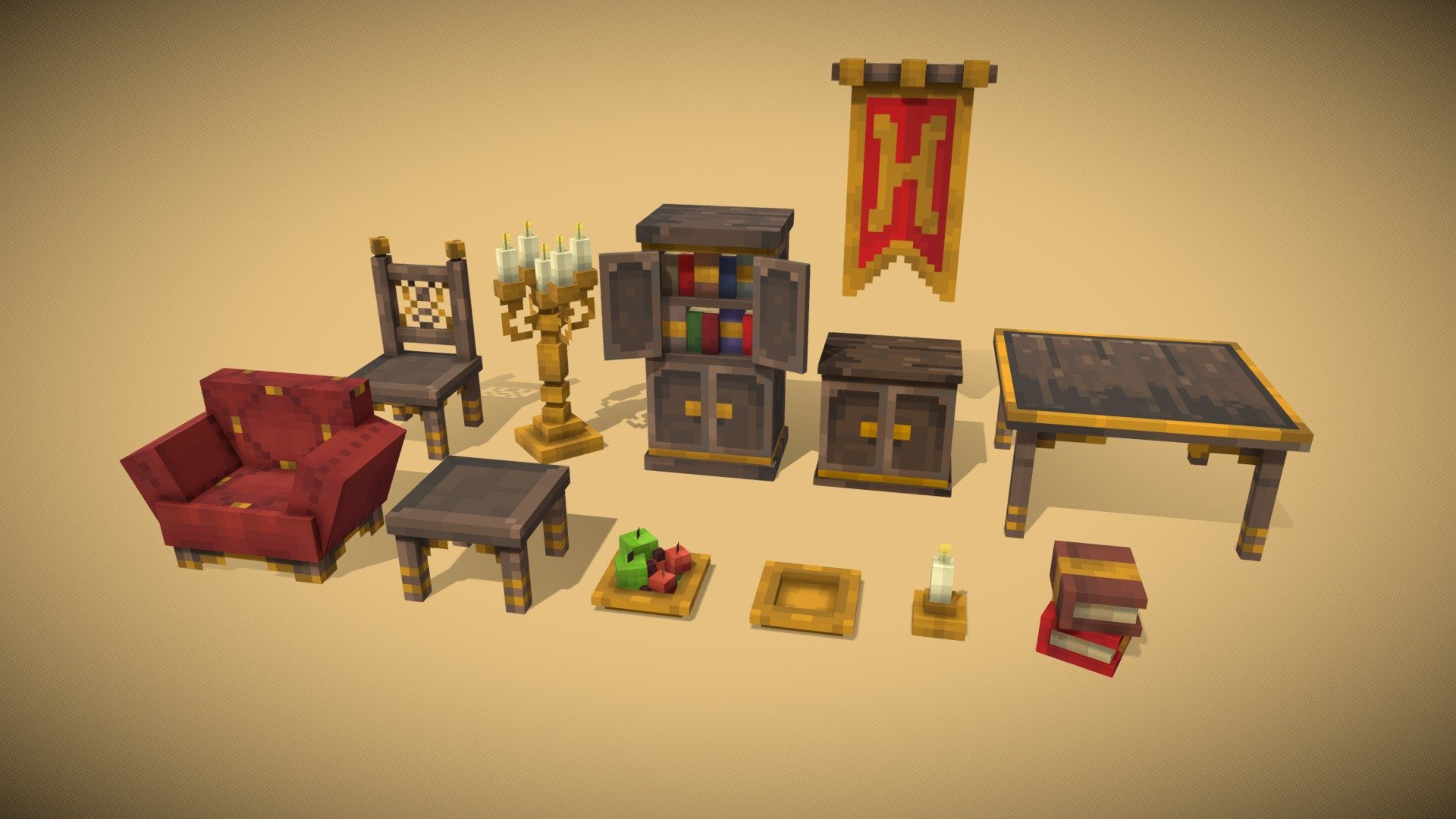 Medieval Furniture mod for Minecraft PE on Android Medieval Furniture mod for Minecraft PE on Android