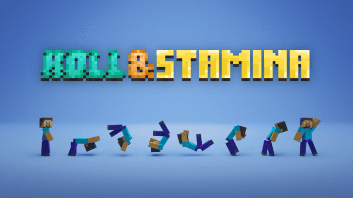 Roll and Stamina mod for Minecraft PE on Android Roll and Stamina mod for Minecraft PE on Android