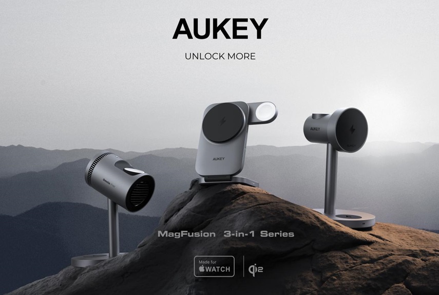 AUKEY Launches 3-in-1 Magnetic Wireless Chargers