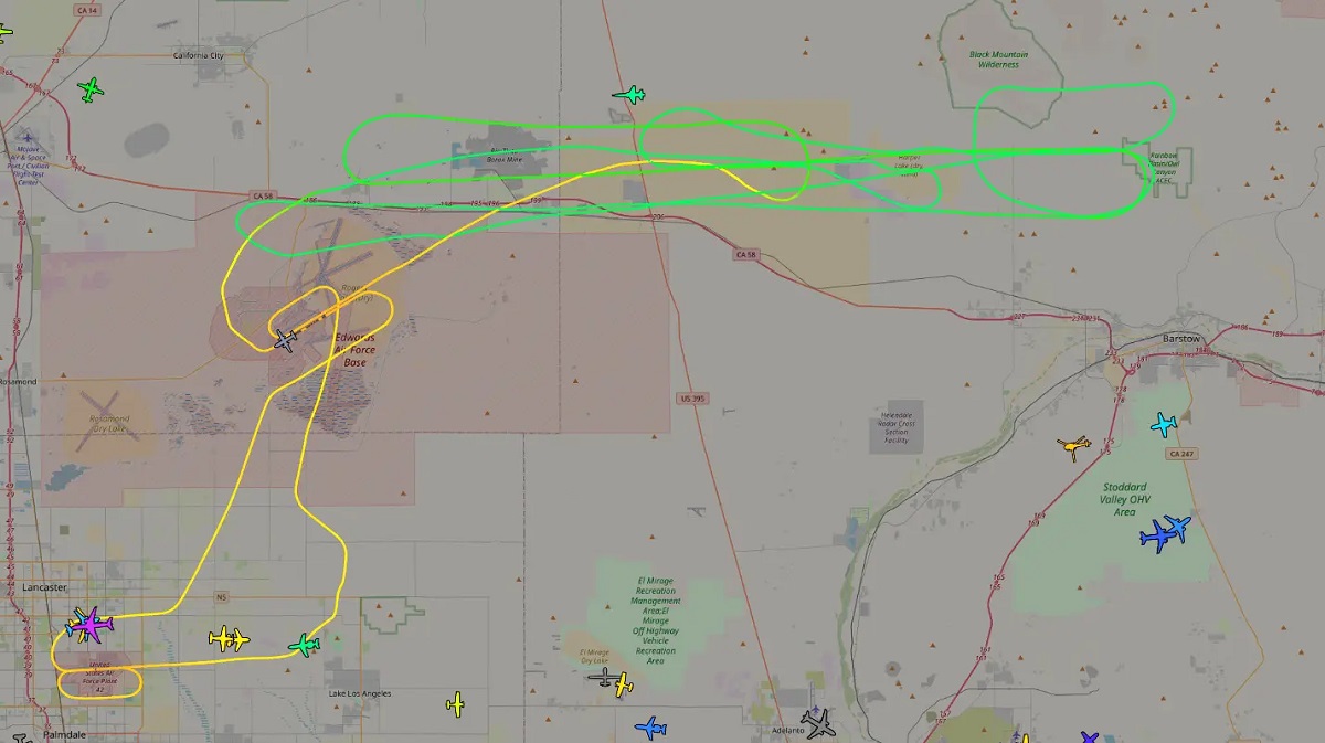 B-21 Raider map