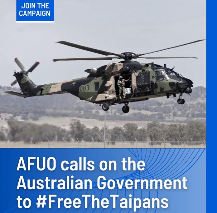 The Ukrainian diaspora in Australia is asking the government to hand over decommissioned Taipan helicopters to Ukraine