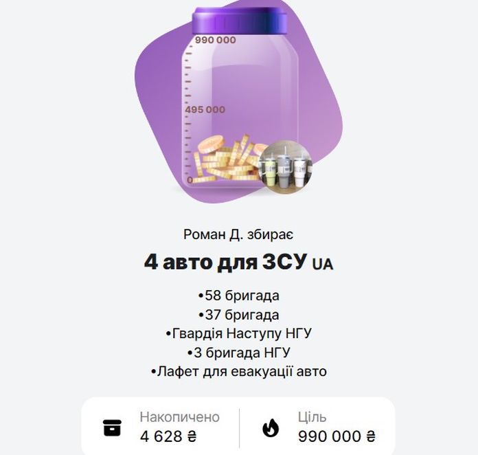 Sbírka pro čtyři auta a charitativní tombola