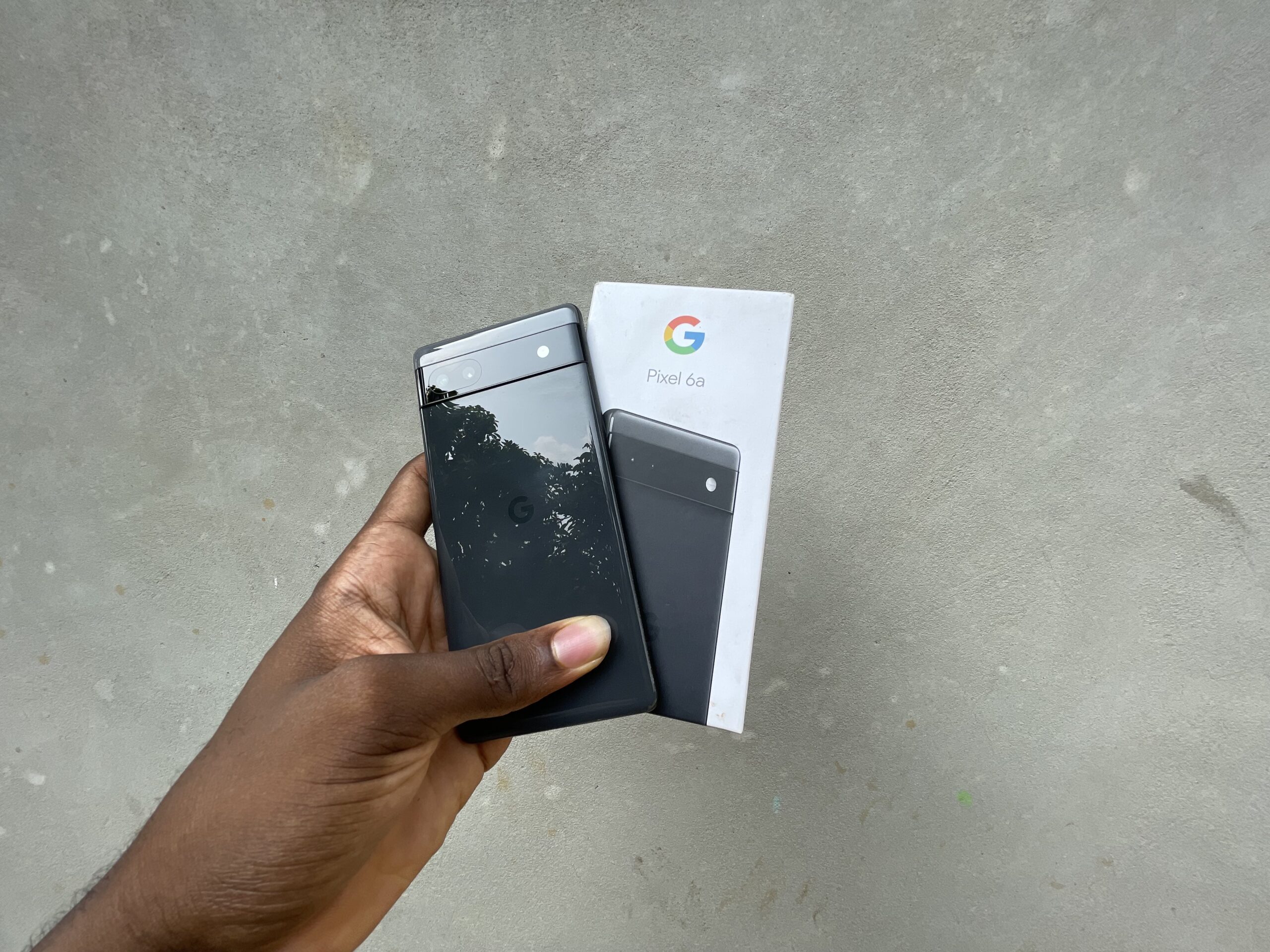 Google Pixel 6a retail box