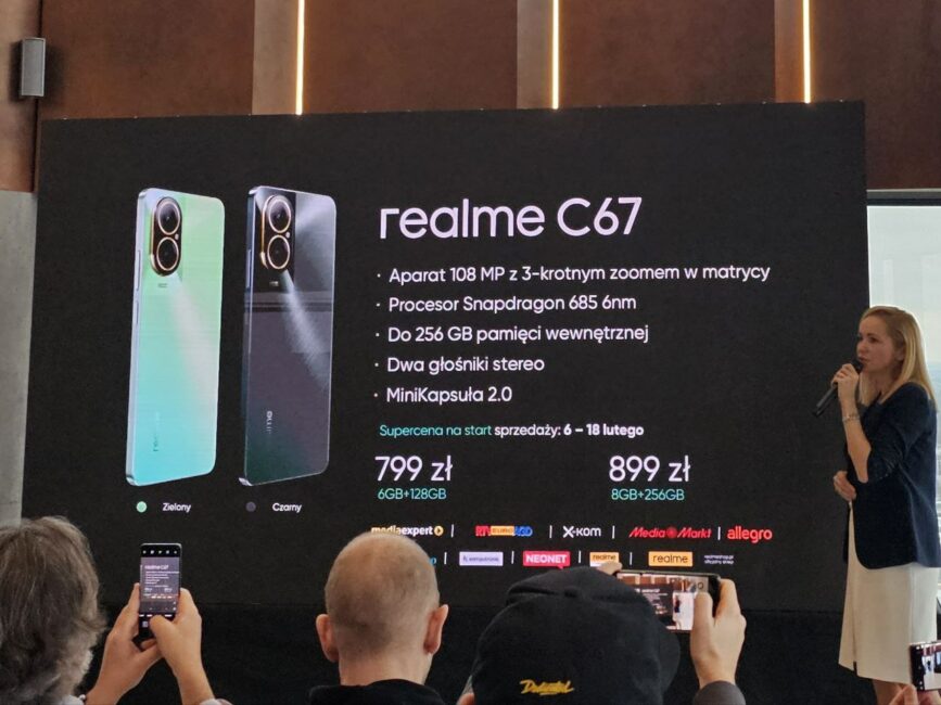 Cena i dostępność realme C67 w Polsce