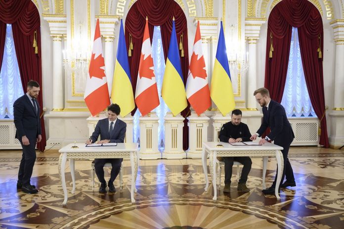 Україна підписала двосторонні безпекові угоди з Італією та Канадою Україна підписала двосторонні безпекові угоди з Італією та Канадою