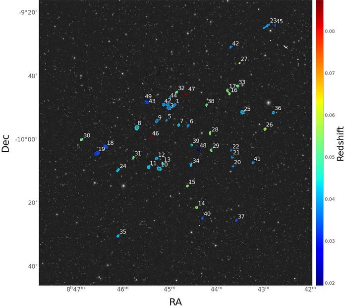 Astronomové objevili 49 nových galaxií za méně než 3 hodiny