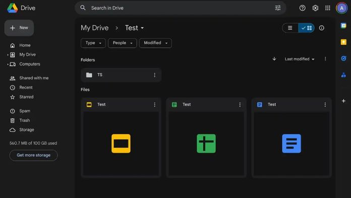 Google Drive finalmente tendrá modo oscuro