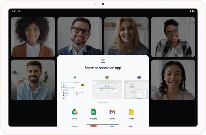 Google Pixel Tablet Partial Screen Sharing