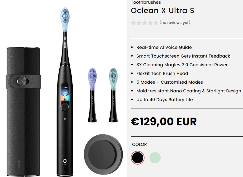 Oclean X Ultra S Price