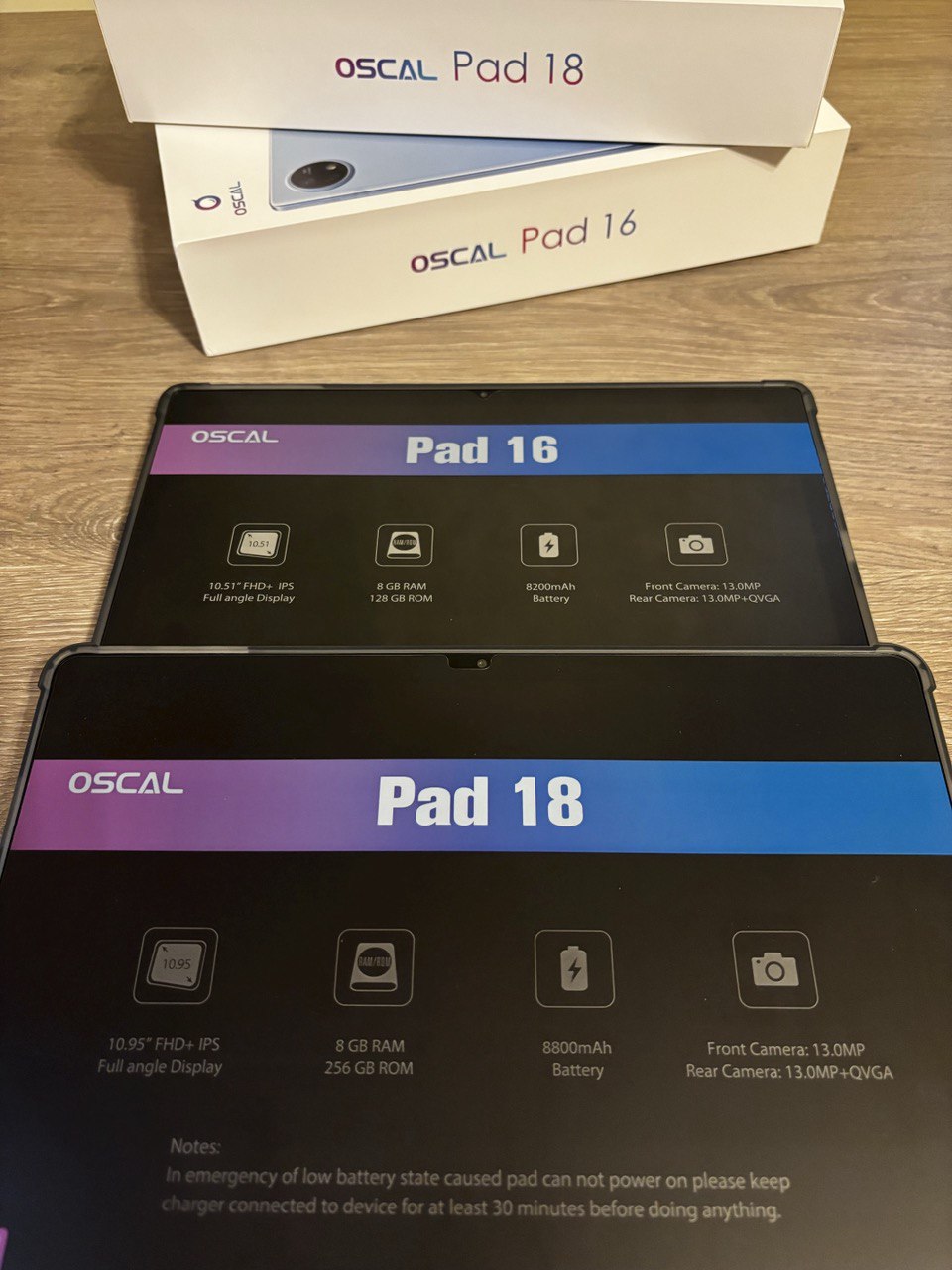 Oscal Pad 16 & Oscal Pad18