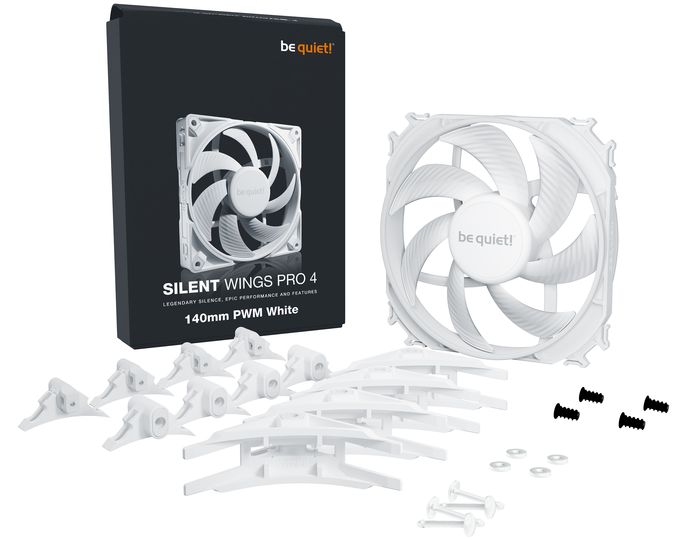 Silent Wings Pro 4 White