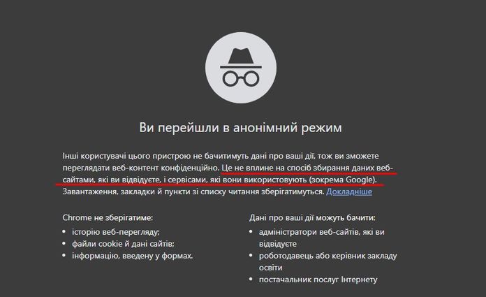 Google Incognito mode Google Incognito mode