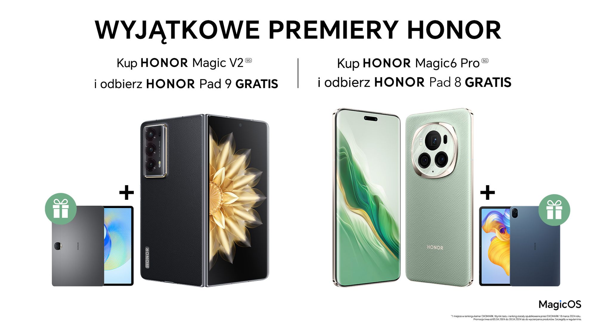 Ceny i dostępność Honor Magic6 Pro i Magic V2