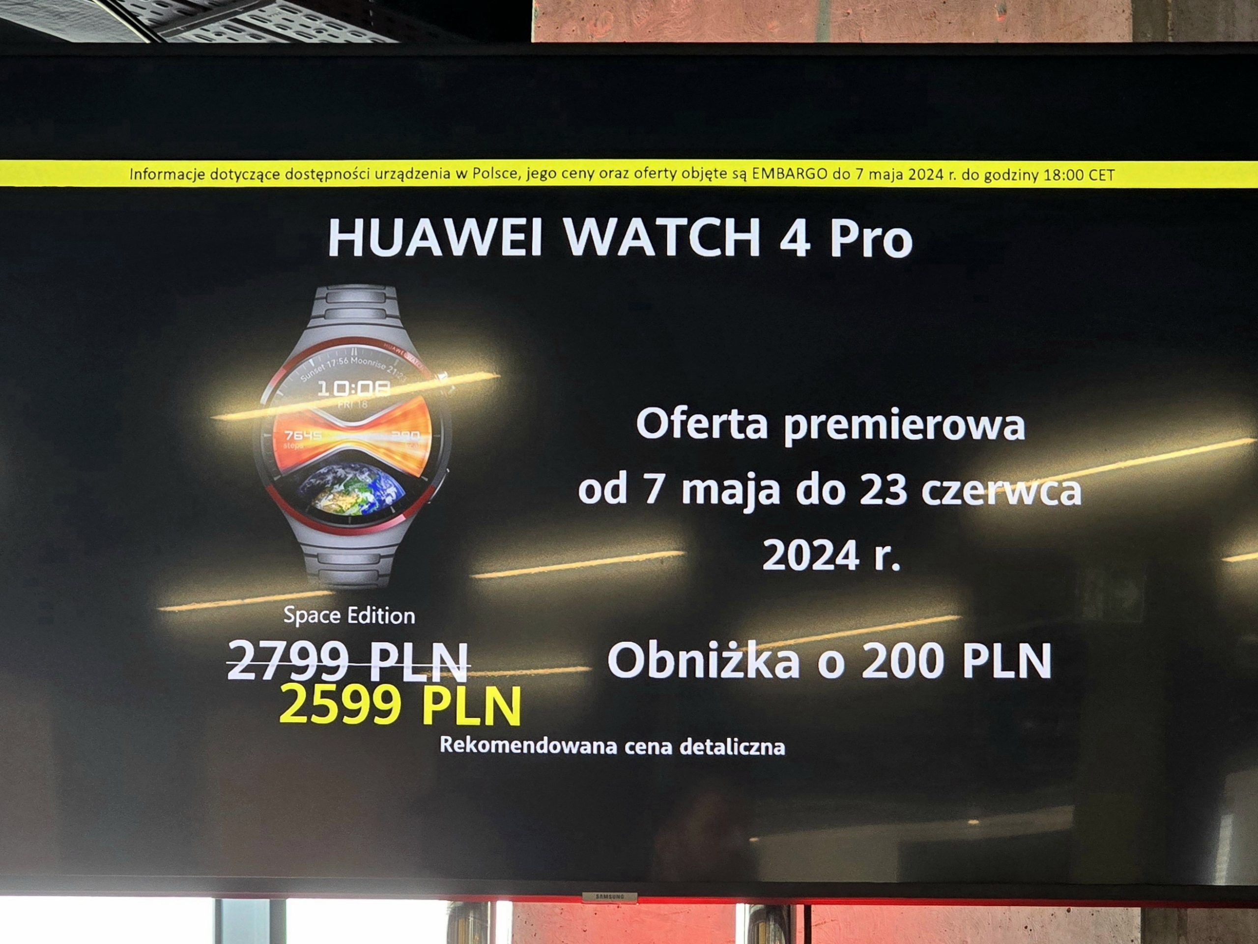 HUAWEI WATCH 4 Pro Space Edition. 