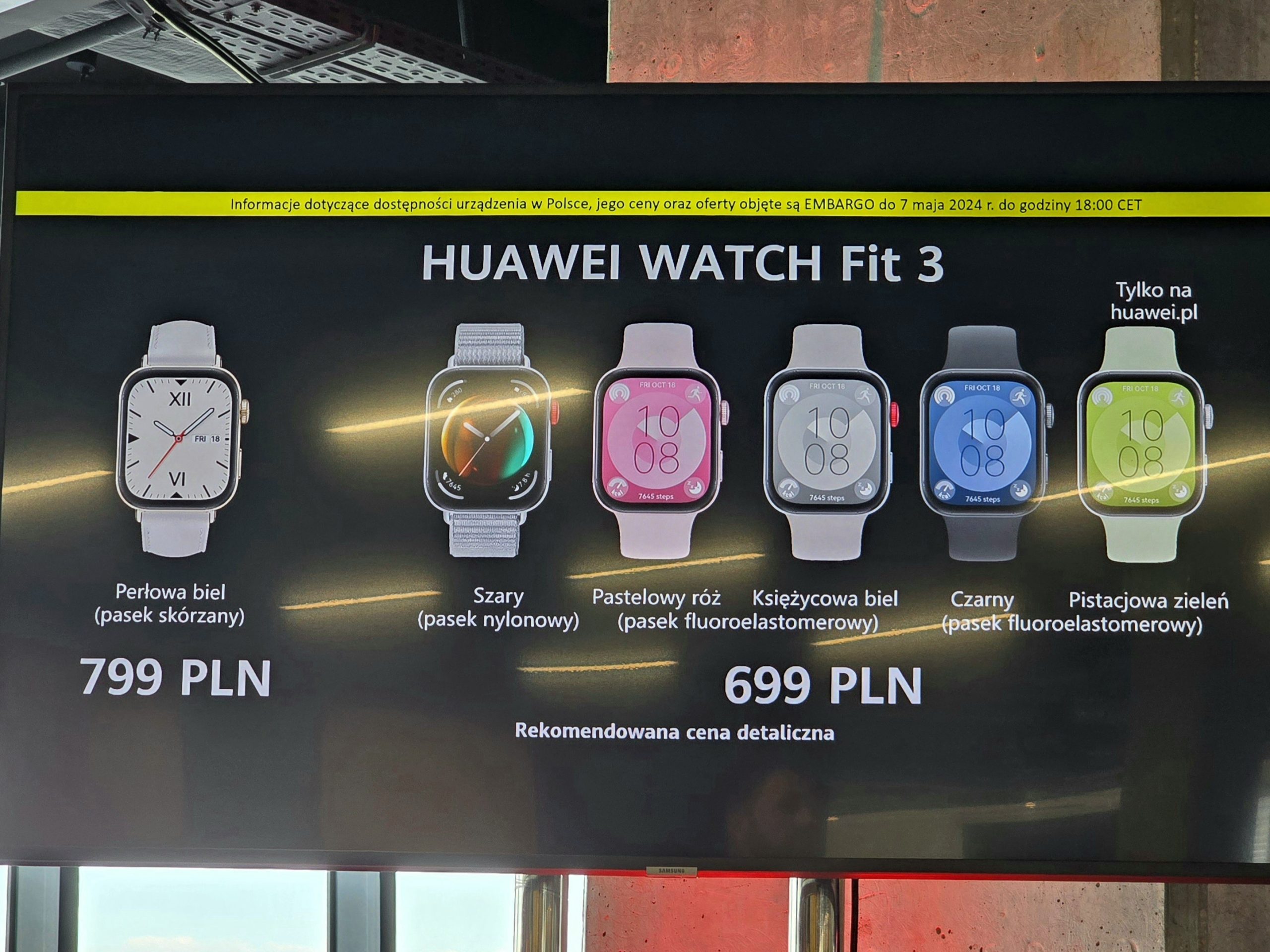 HUAWEI WATCH FIT 3