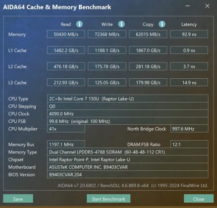 ASUS ExpertBook B9 OLED (B9403CVAR)