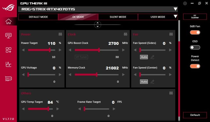 ASUS ROG STRIX GeForce RTX 4070 Ti SUPER OC 16GB