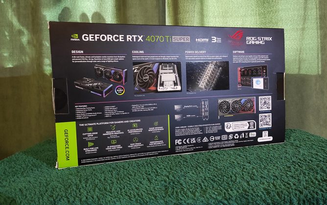 ASUS ROG STRIX GeForce RTX 4070 Ti SUPER OC 16GB