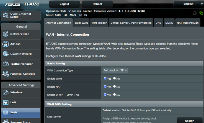 ASUS RT-AX52