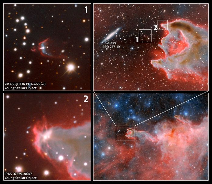 Dark Energy Camera зробила детальний знімок космічної "Руки Бога"