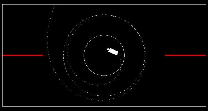 La NASA creó una visualización de caer en un agujero negro