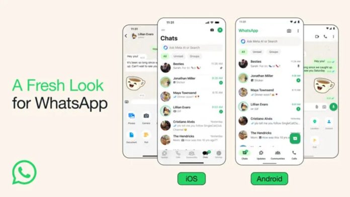 WhatsApp new look