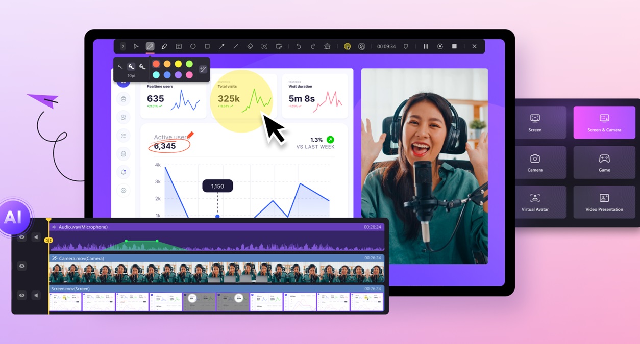 Wondershare DemoCreator Screen Recorder