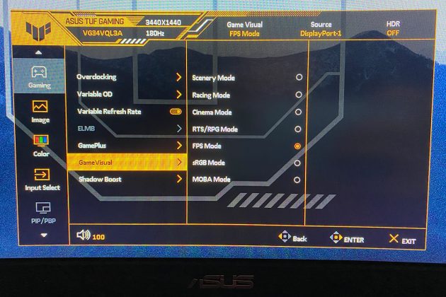 ASUS TUF Gaming VG34VQL3A