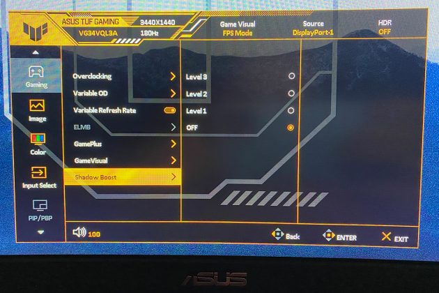 ASUS TUF Gaming VG34VQL3A