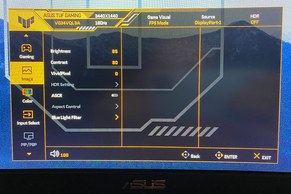 ASUS TUF Gaming VG34VQL3A