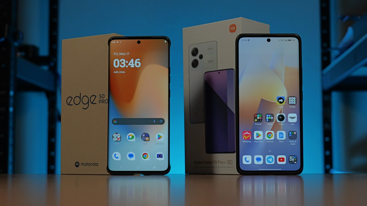 Motorola Edge 50 Pro vs Xiaomi Redmi Note 13 Pro+ 5G