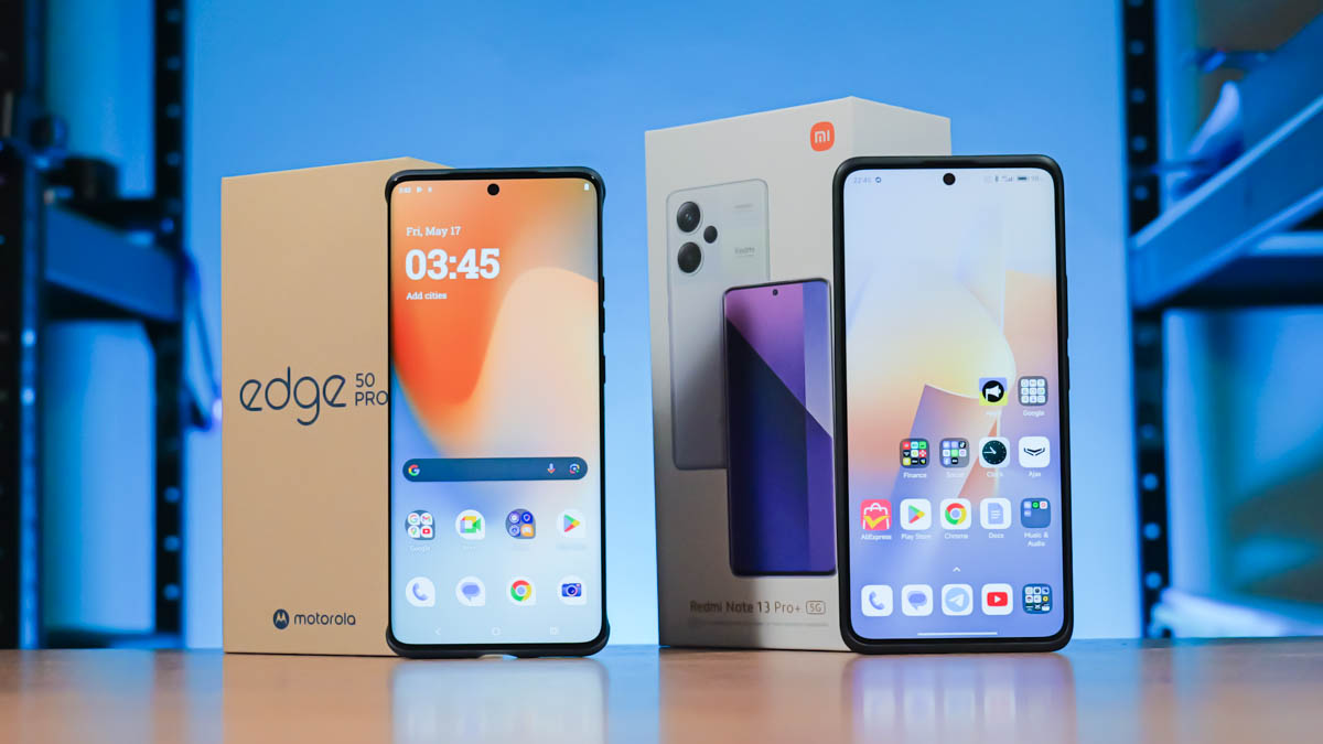 Motorola Edge 50 Pro vs Xiaomi Redmi Note 13 Pro+ 5G