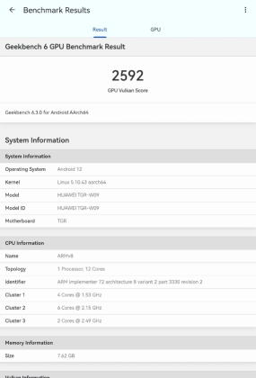 Huawei MatePad 11.5 PaperMatte Benchmark Wynks