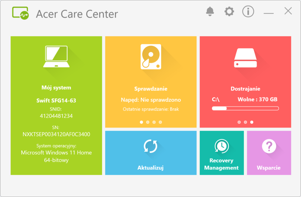 Acer Care Center