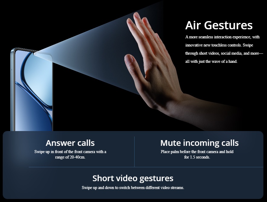 Air Gestures realme C63